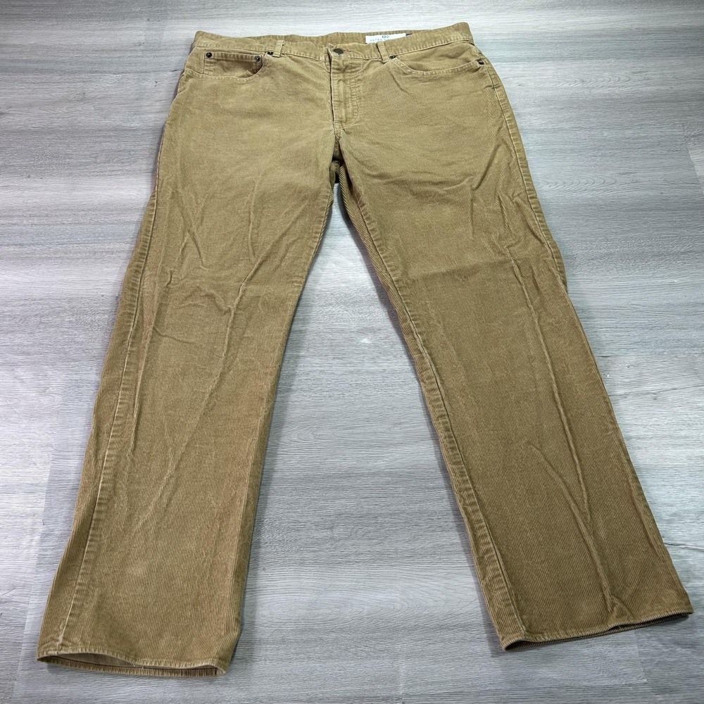 Peter‎ Manning Pants Mens 36x29 Beige Corduroy 5 Pocket Casual Made In USA